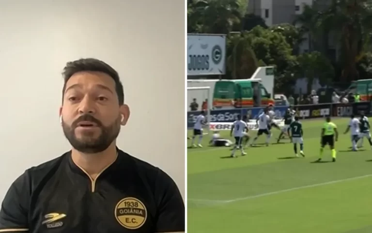 Presidente do Goiânia Alexandre Godoi comenta jogo contra Goiás investigado por suspeita de manipulação — Foto: Reprodução/Globo Esporte
